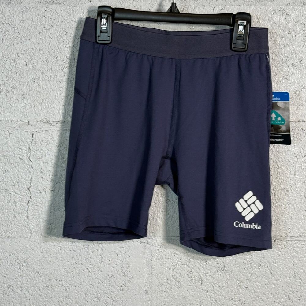 Columbia Women's Hike and Bike Moisture-Wicking Shorts nocturnal blue XS